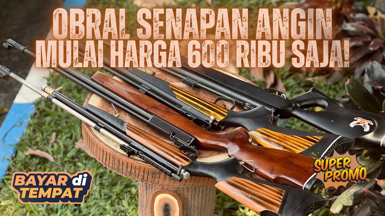 BANTING HARGA‼️ MULAI HARGA 600 RIBU UDA DAPET SENAPAN ANGIN😱 Unit Dana Pelajar & Pemula #pcpmurah 