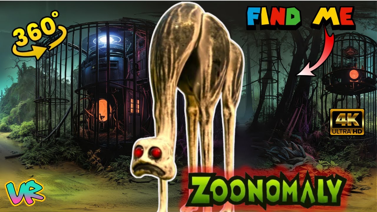ZOONOMALY MONSTER GIRAFFE | Finding Challenge 360 | VR 360