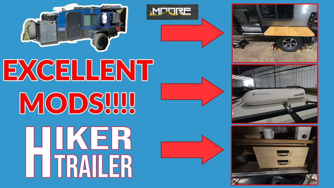 Hiker Trailer Mods from #mooreexpo #hikertrailer