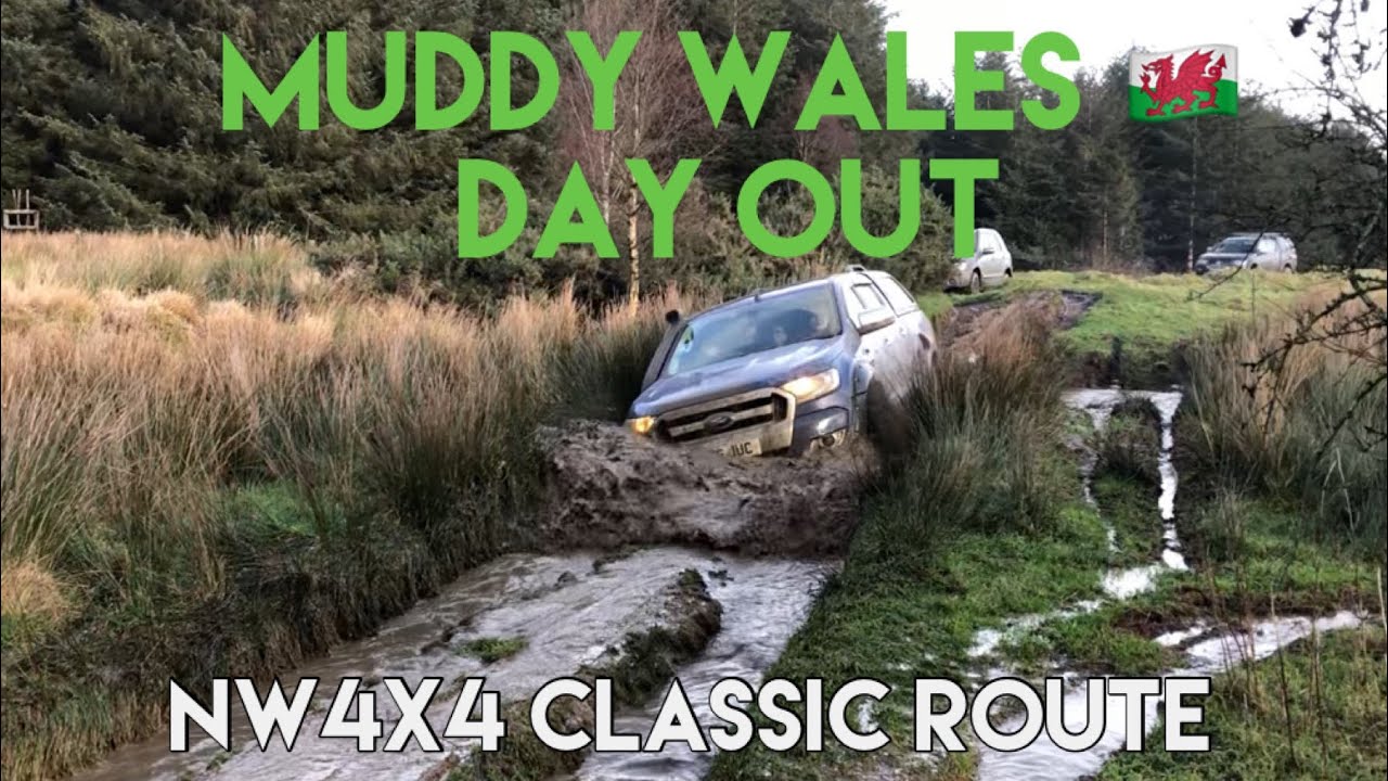 MUDDY NORTH WALES DAY OUT | discovery ford ranger, mitsubishi & suzuki | green lanes/off road 4x4