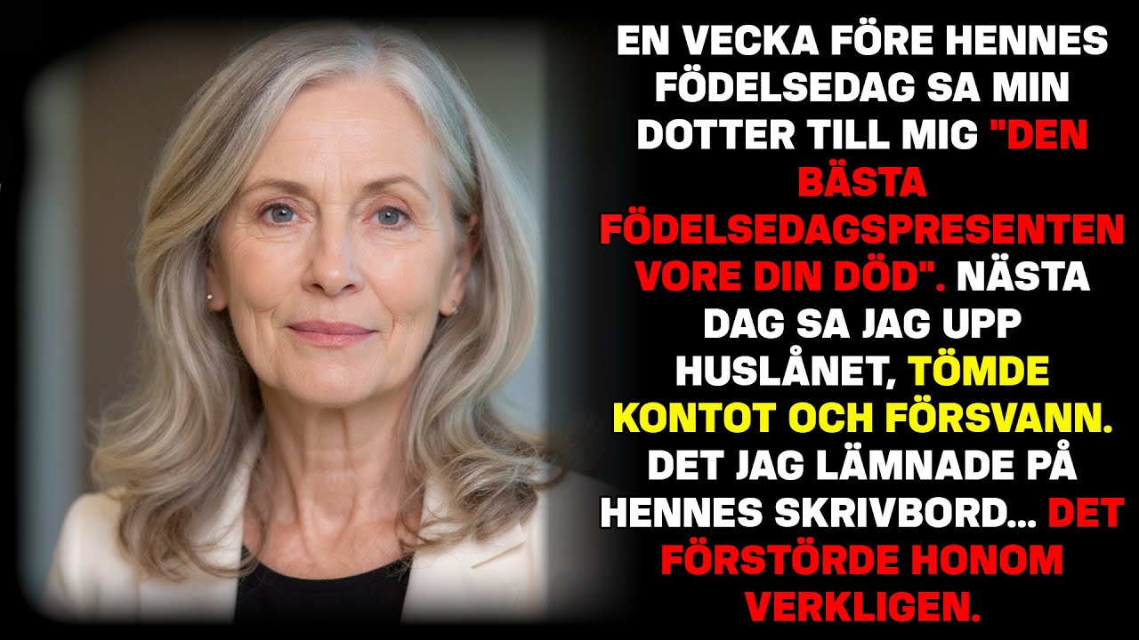 På min dotters födelsedag skrek hon: 'Den bästa presenten vore om du dog' — då försvann jag