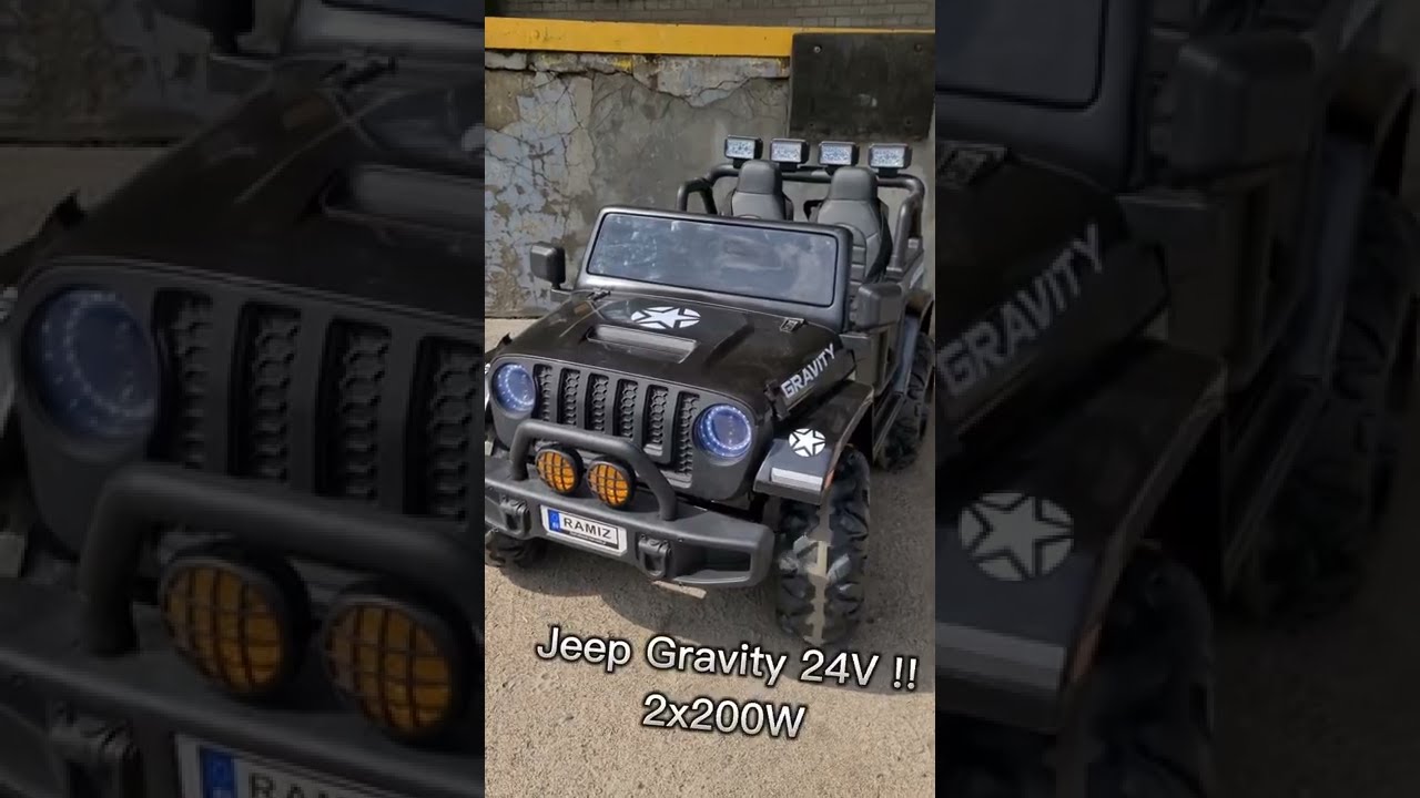 Jeep na akumulator, samoch&oacute;d Gravity S609 24v 2x200W od EkstraZabawki.pl