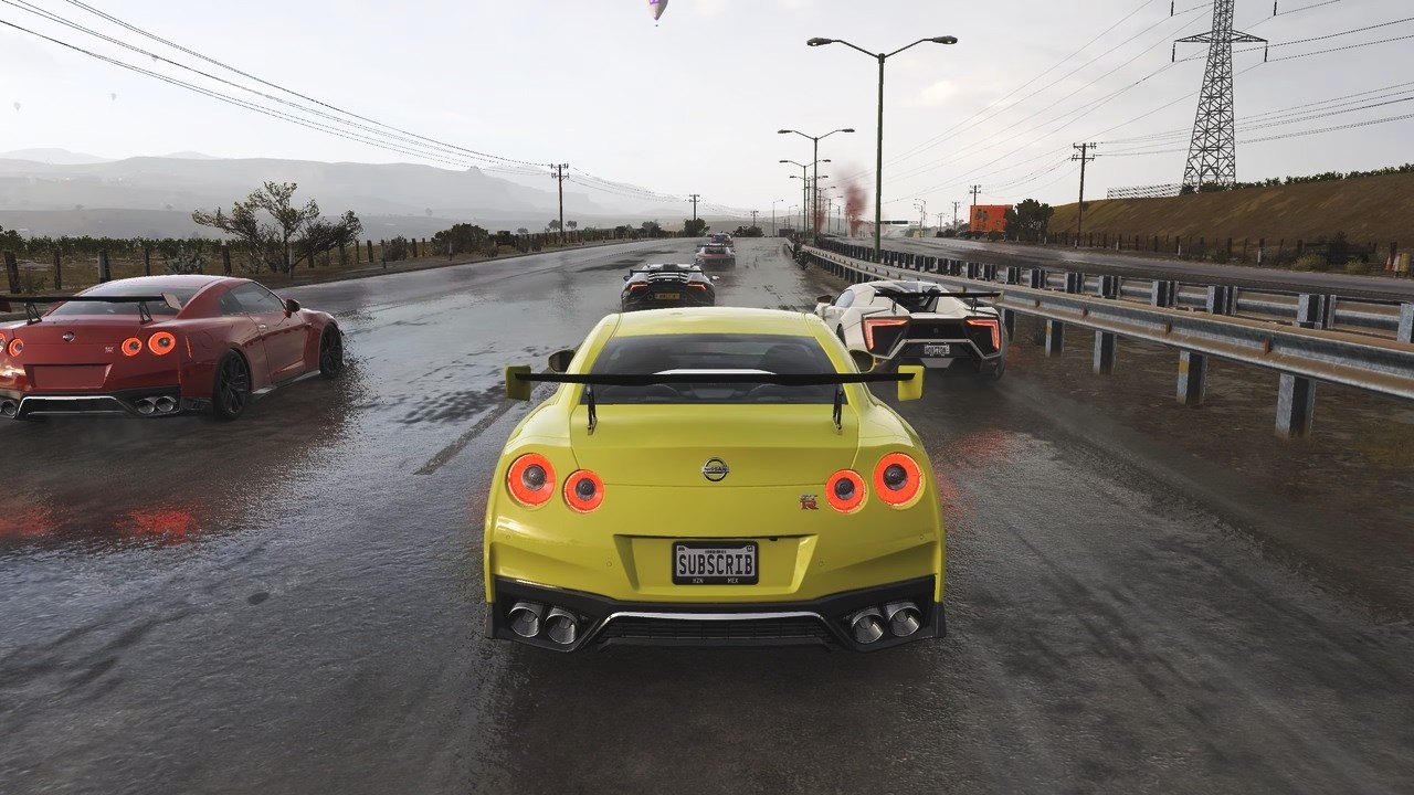 R35 GTR Hunting Supercars! | FH5 Steering Wheel
