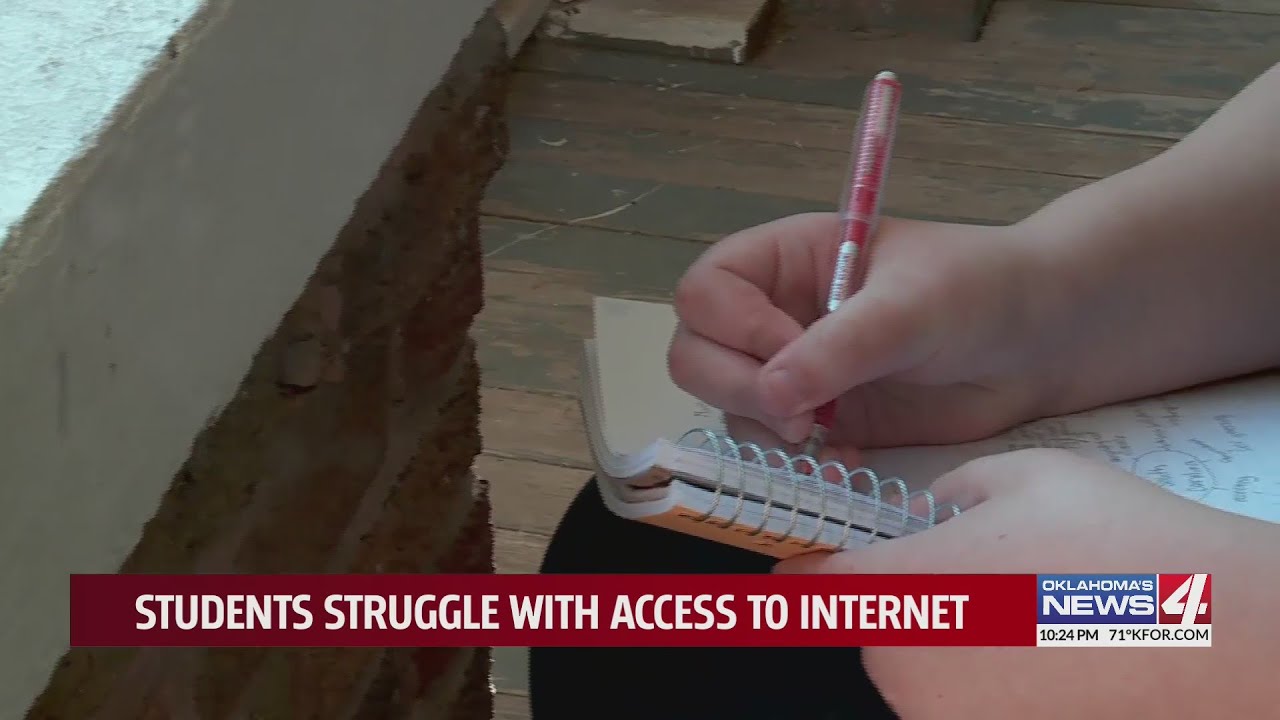 Students struggle with access to internet