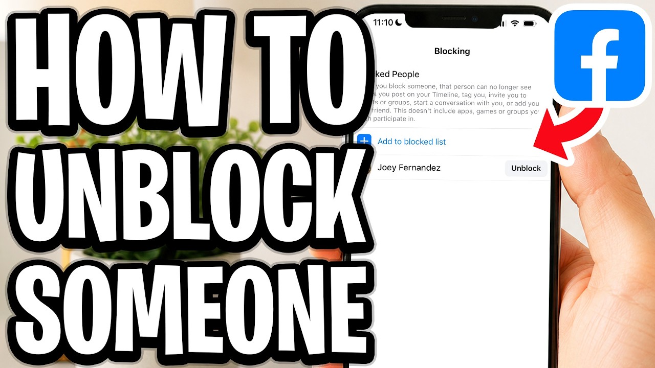 How to Unblock Someone on Facebook 2026 Update - Full Guide