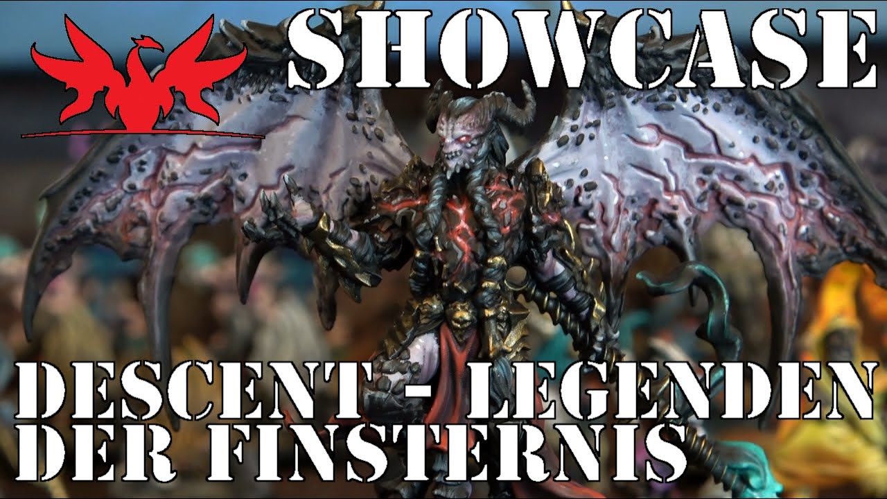 Showcase - Descent Legenden der Finsternis Brettspiel komplett bemalt!
