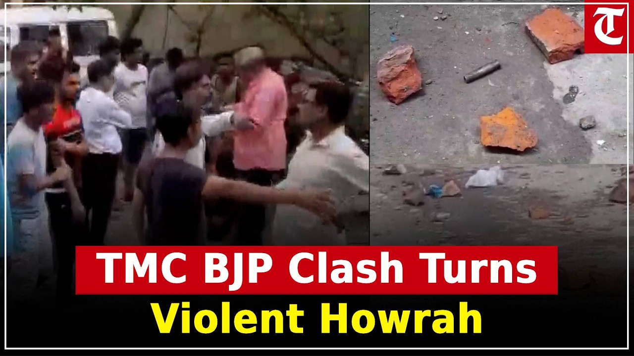 Howrah clashes after Suvendu Adhikari PA killing; TMC-BJP workers face off in Shivpur violence