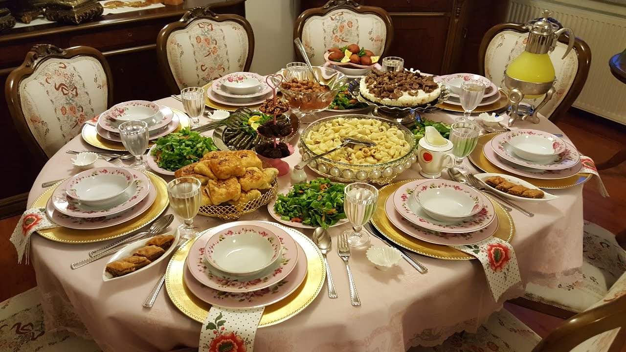 MİSAFİRLERİME İFTAR MENÜSÜ HAZIRLADIM MUHTEŞEM 8 ÇEŞİT AKŞAM YEMEĞİ MENÜSÜ 3 FARKLI SOFRA DÜZENİM