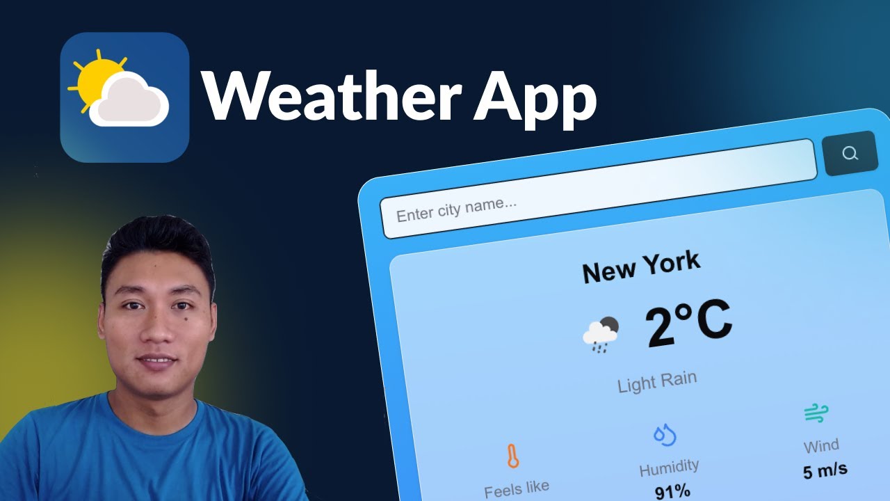 Next.js Beginner Project: How to Make a Weather App