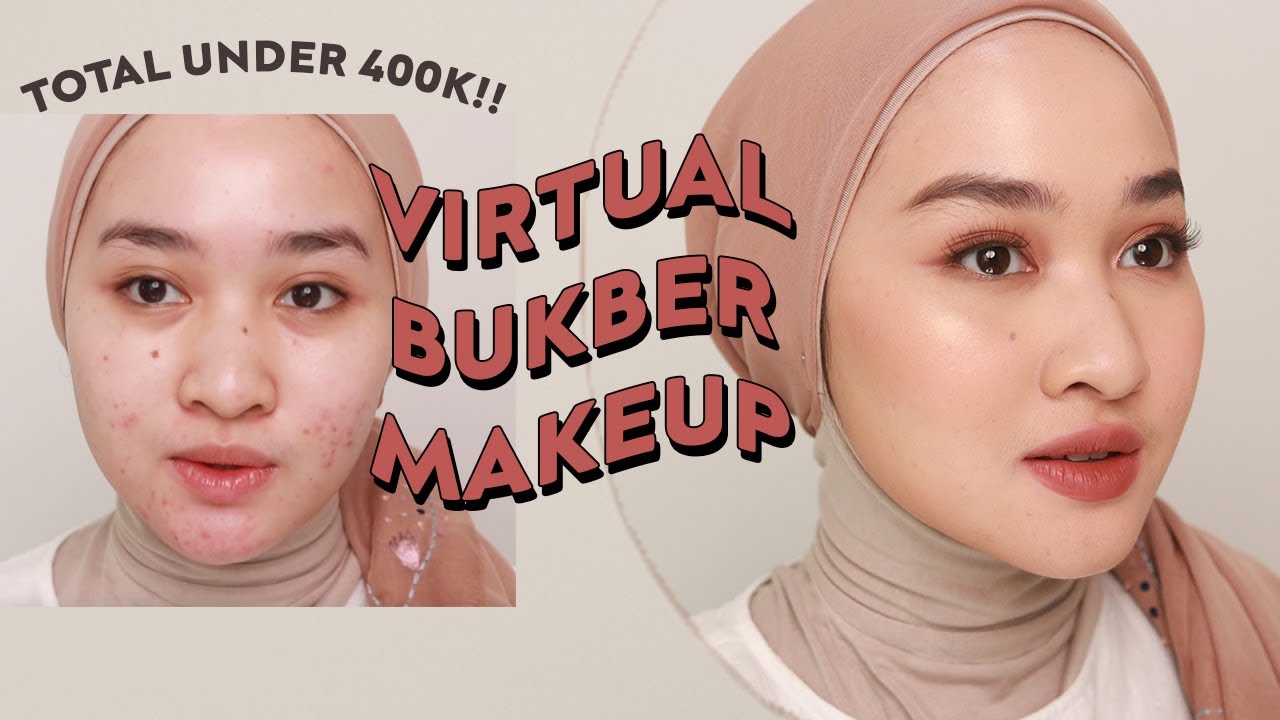 NO DEMPUL VIRTUAL BUKBER MAKEUP - TOTAL UNDER 400K! | Kiara Leswara