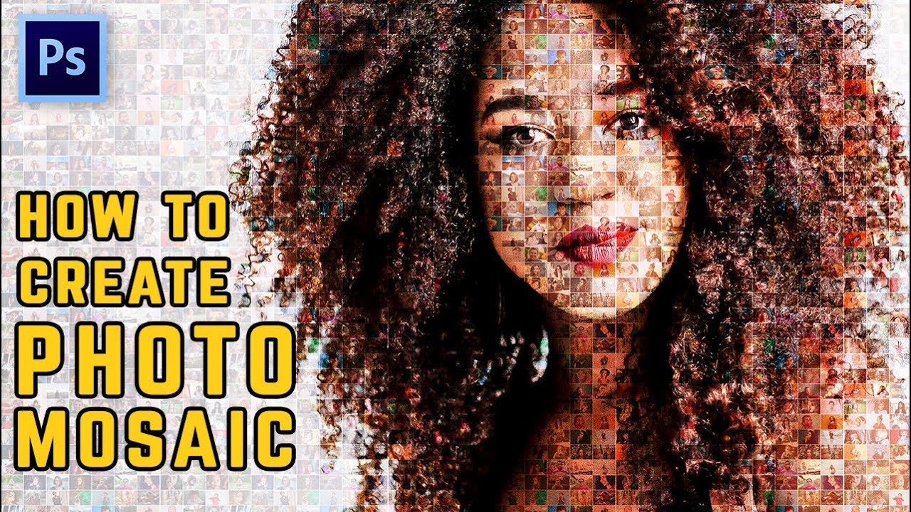 Cara Membuat Efek Foto Mosaic Di Photoshop