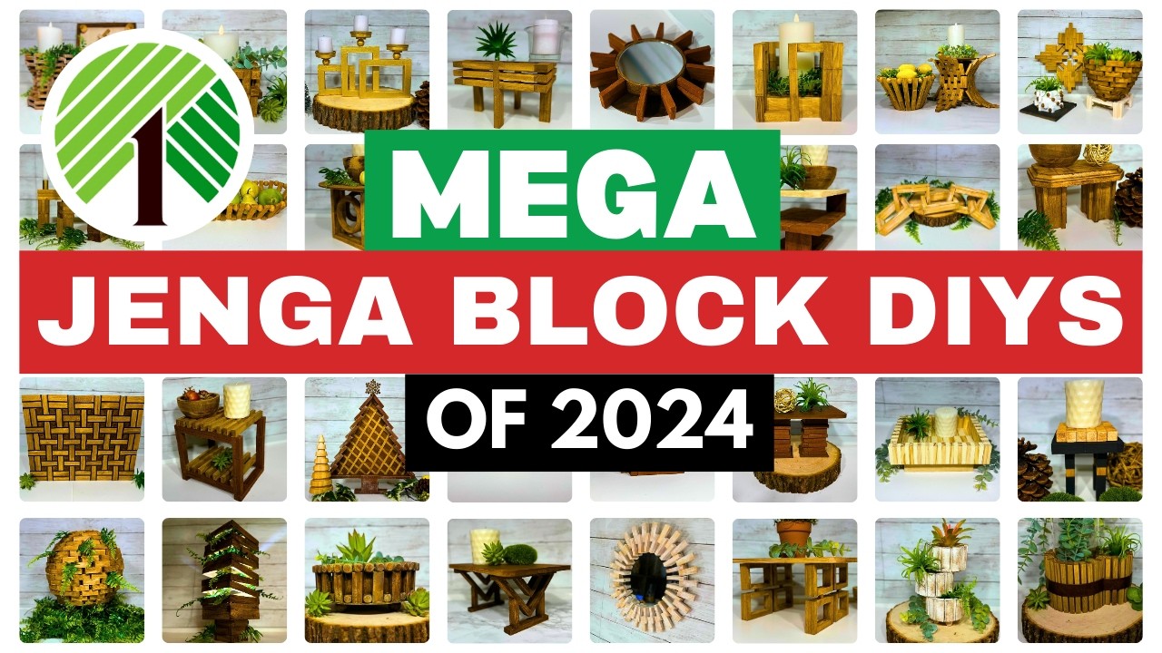 2024's BEST Tumbling Tower Block DIYs - 🤯 50 DOLLAR TREE Crafts You'll ADORE! ❤️🔥