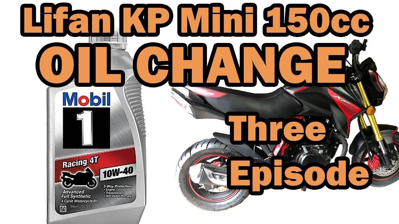 Lifan KP Mini 150cc — КАК ЗАМЕНИТЬ МАСЛО
