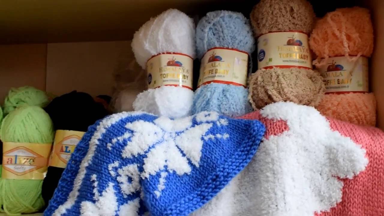 Пряжа махрушка Toffe Baby Himalaya: щупаем, сравниваем, вяжем