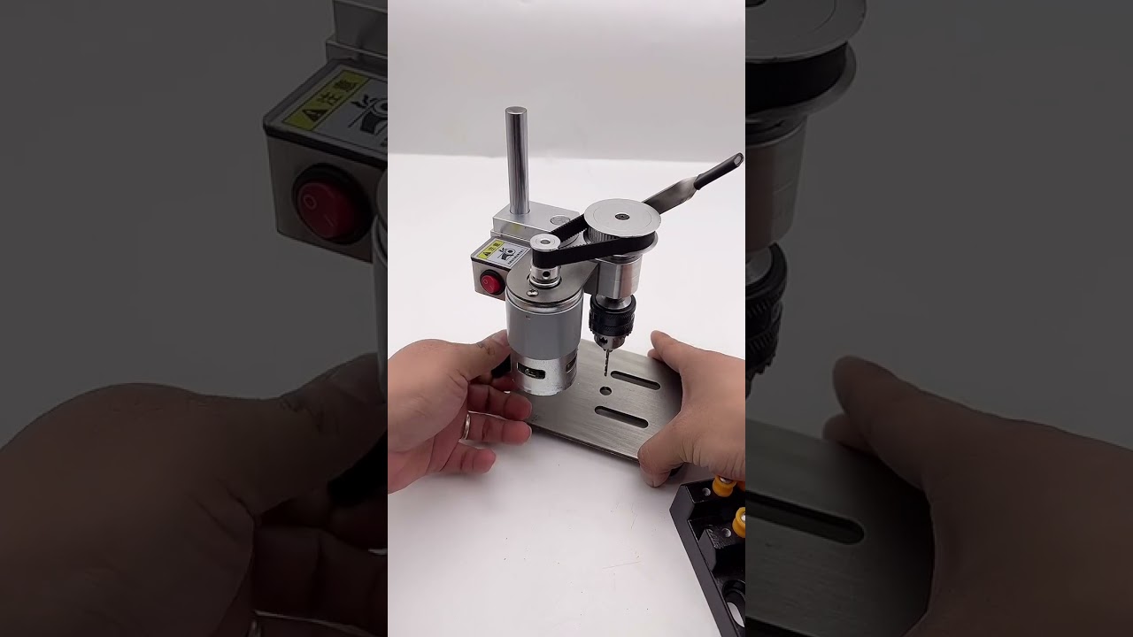 014 #High precision small drilling bench drill Mini desktop drill bench #DIY #