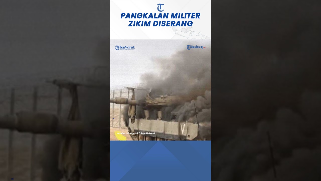 Brigade Al Quds Serang Pangkalan Militer Zikim Targetkan Kendaraan Militer Israel