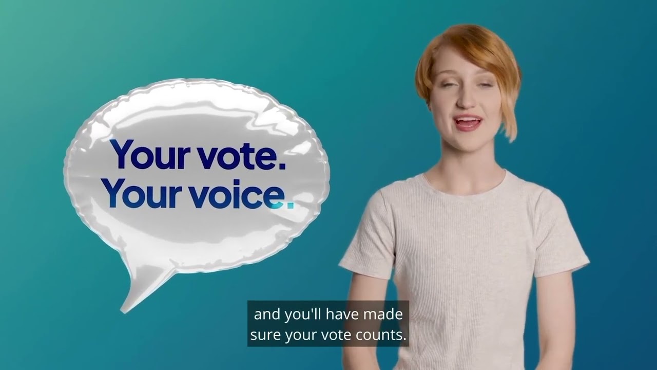 How to complete your postal vote English Subtitles