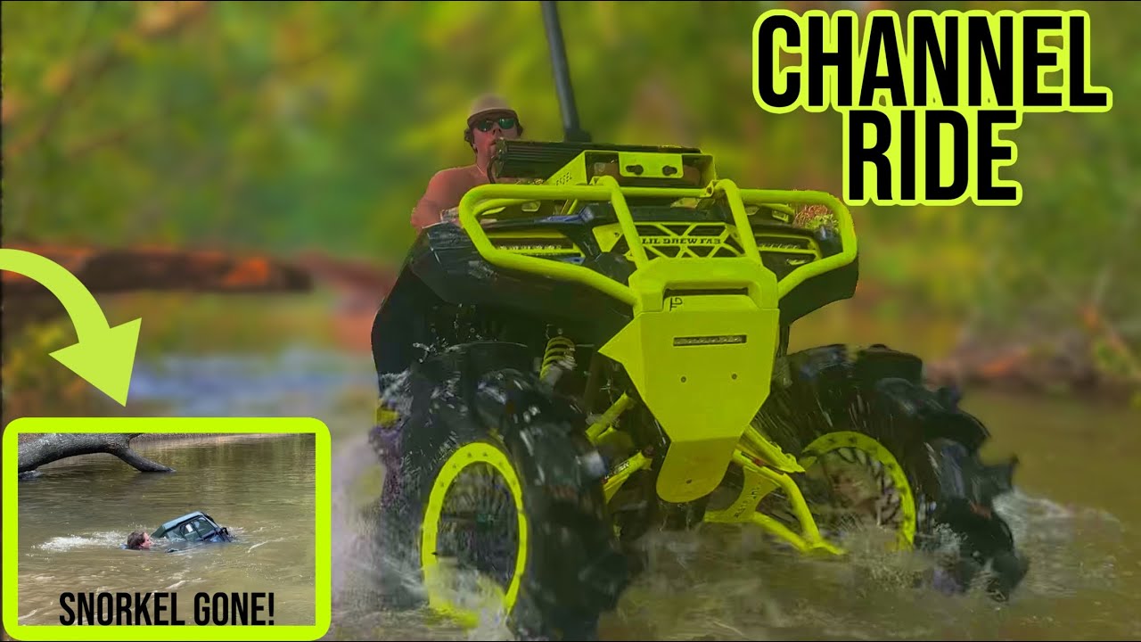 Hondas VS. Extremely Deep Water! (Snorkle goes under)