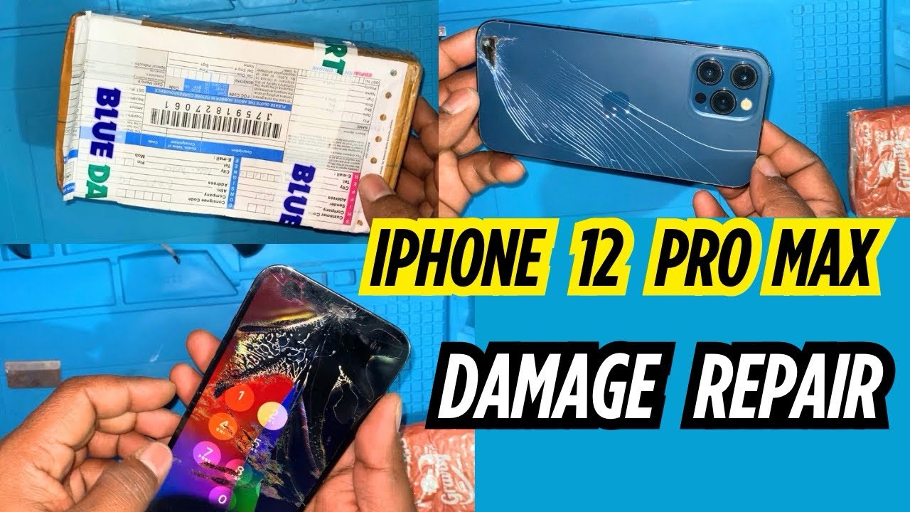 iPhone 12 Pro Max Damage Repair | Display & Back glass Replacement | DD Display | OG quality glass
