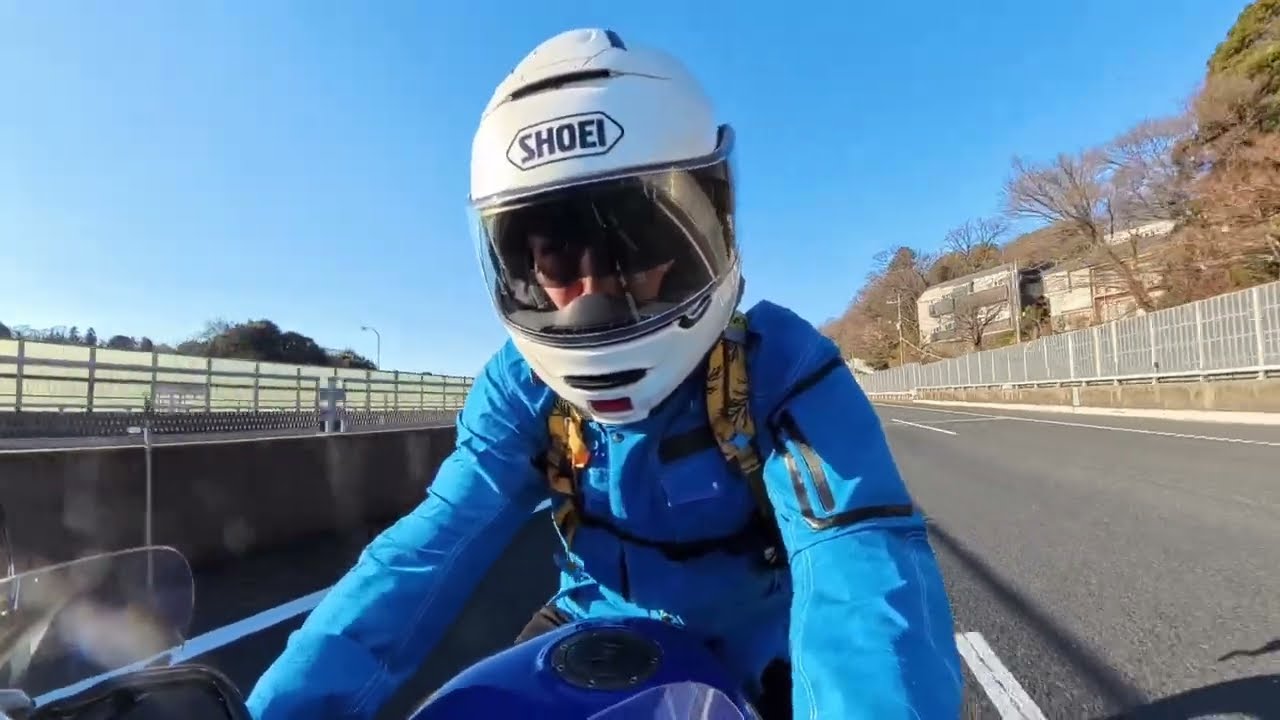 初:愛車CBR400RRでみなとみらいへ(高速道路編)4k版