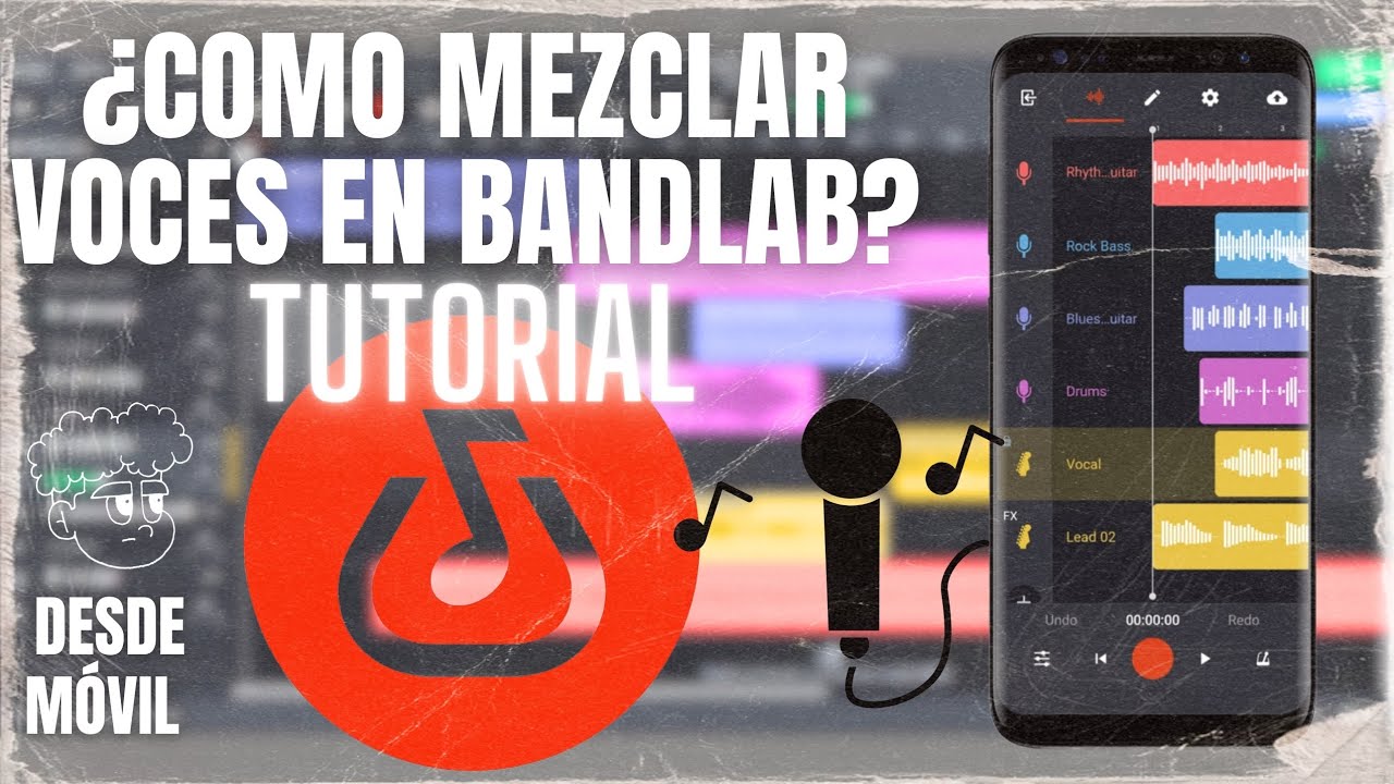 👉🏼¿CÓMO MEZCLAR VOCES EN BANDLAB?✅️ Super Fácil! Desde tu📱#bandlab #tutorial