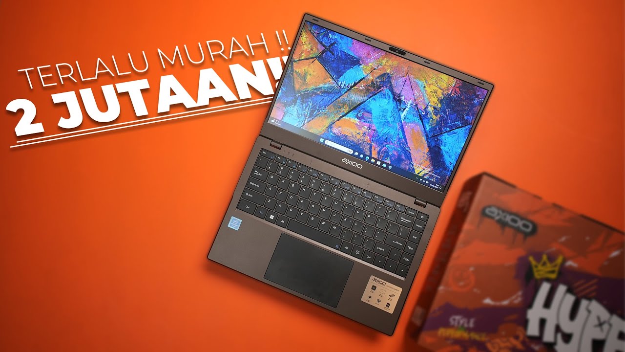 LAPTOP 2 JUTAAN BISA SEBAGUS INI | Axioo Hype 10 Review