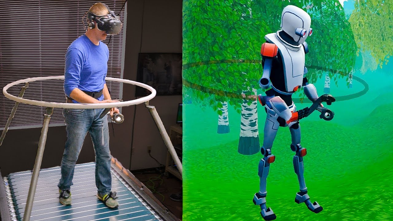 The Infinadeck Omnidirectional Treadmill - Smarter Every Day 192