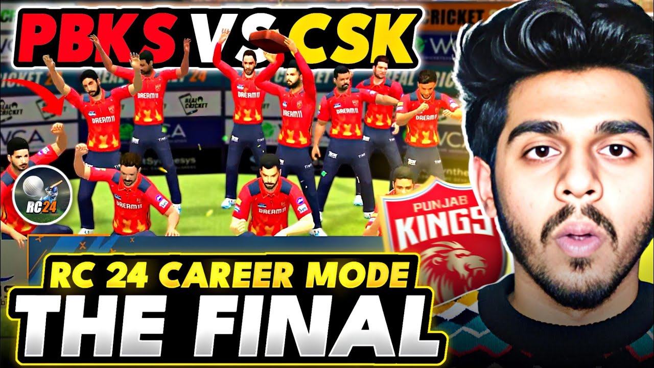 Career Mode IPL FINAL (RC24) Thriller 🥶 PBKS VS CSK