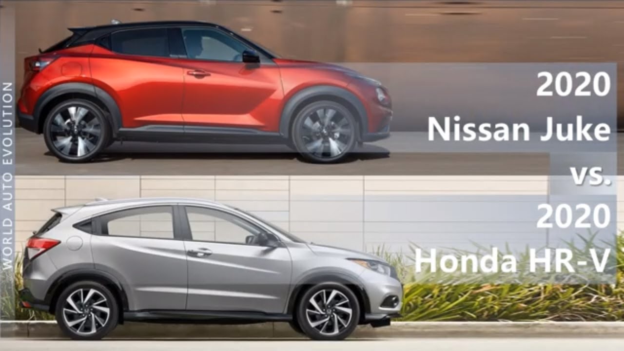 2020 Nissan Juke vs 2020 Honda HR-V (technical comparison)