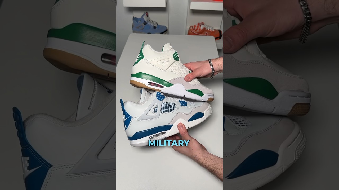 Надев Jordan 4 Military Blue... вы будете удивлены!