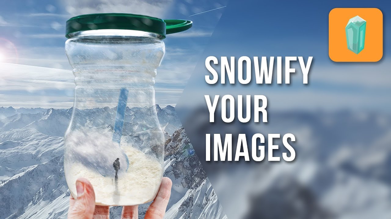 Quickest way to add snow with Photoshop