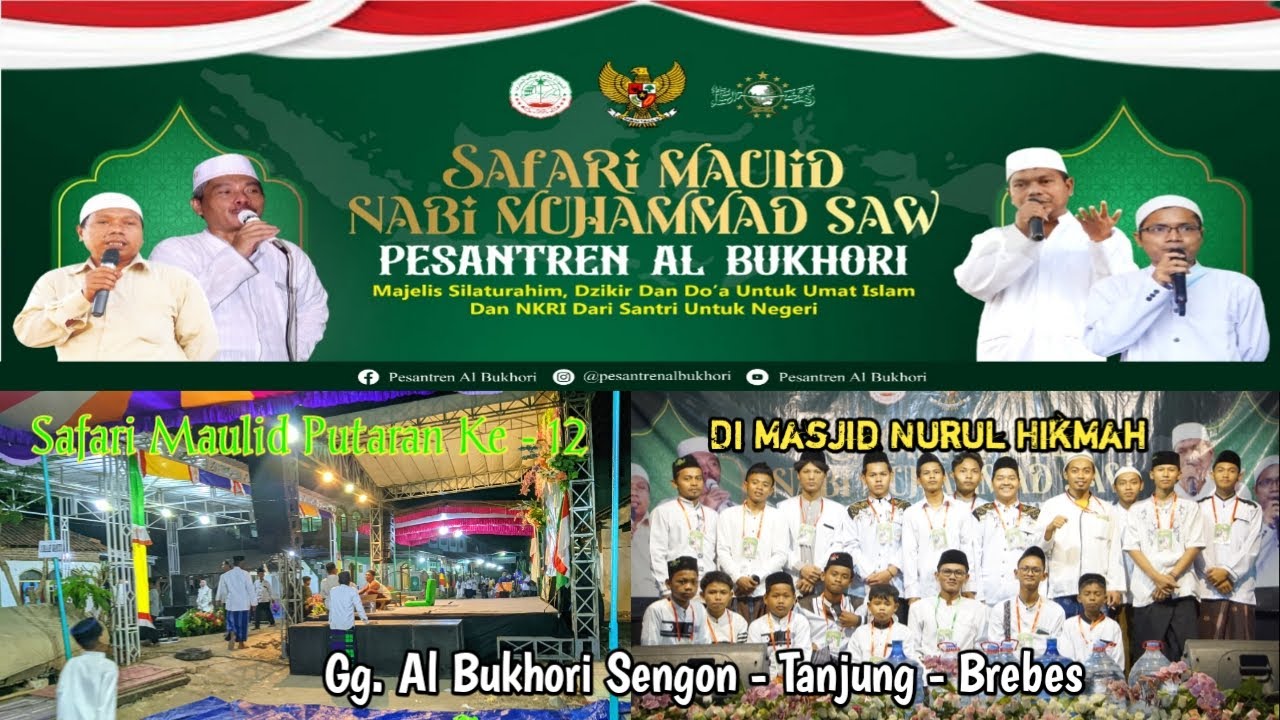 🔴Live Malam Istimewa Ke - 12 Safari Maulid Nabi Muhammad SAW 1445 H | Di Masjid Nurul Hikmah.