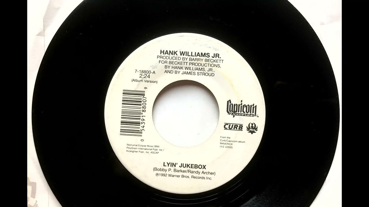Lyin' Jukebox , Hank Williams Jr. , 1992