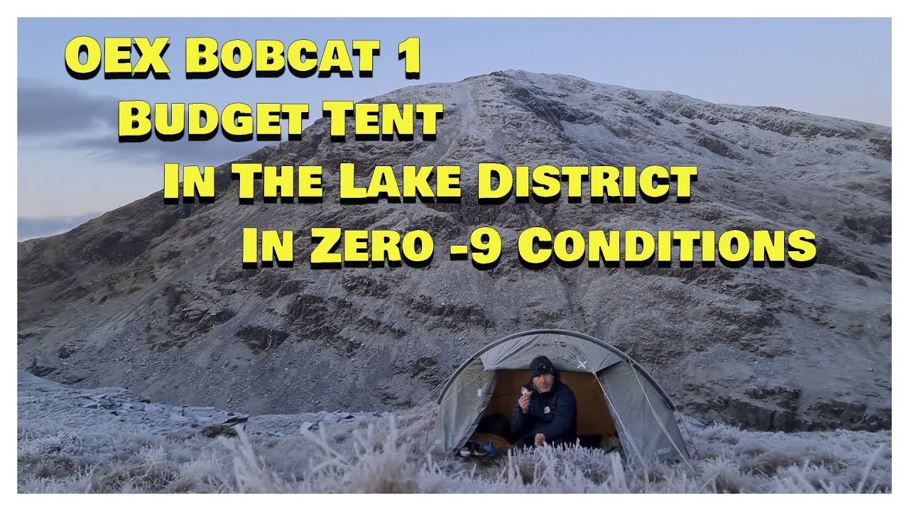 Выдержит ли палатка за 59 фунтов стерлингов температуру -9°C? Тест OEX Bobcat 1 EXTREME!