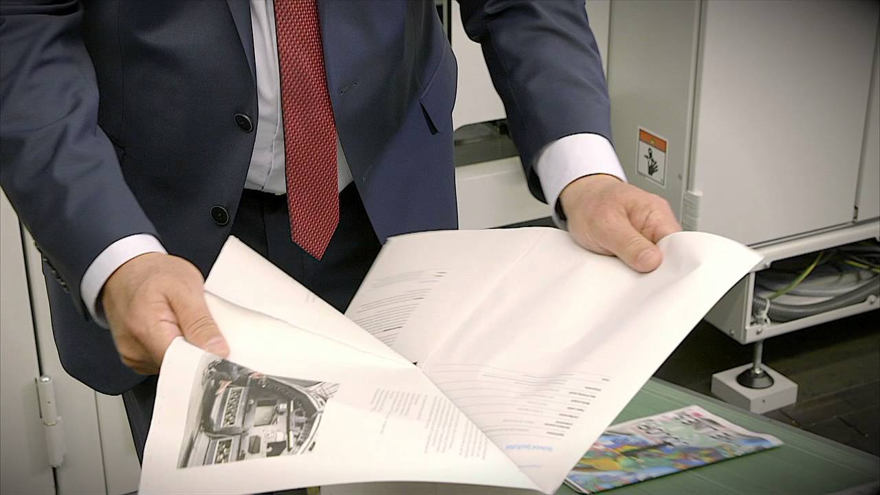 Planatol System - Fold gluing in commercial web press and in digital printing