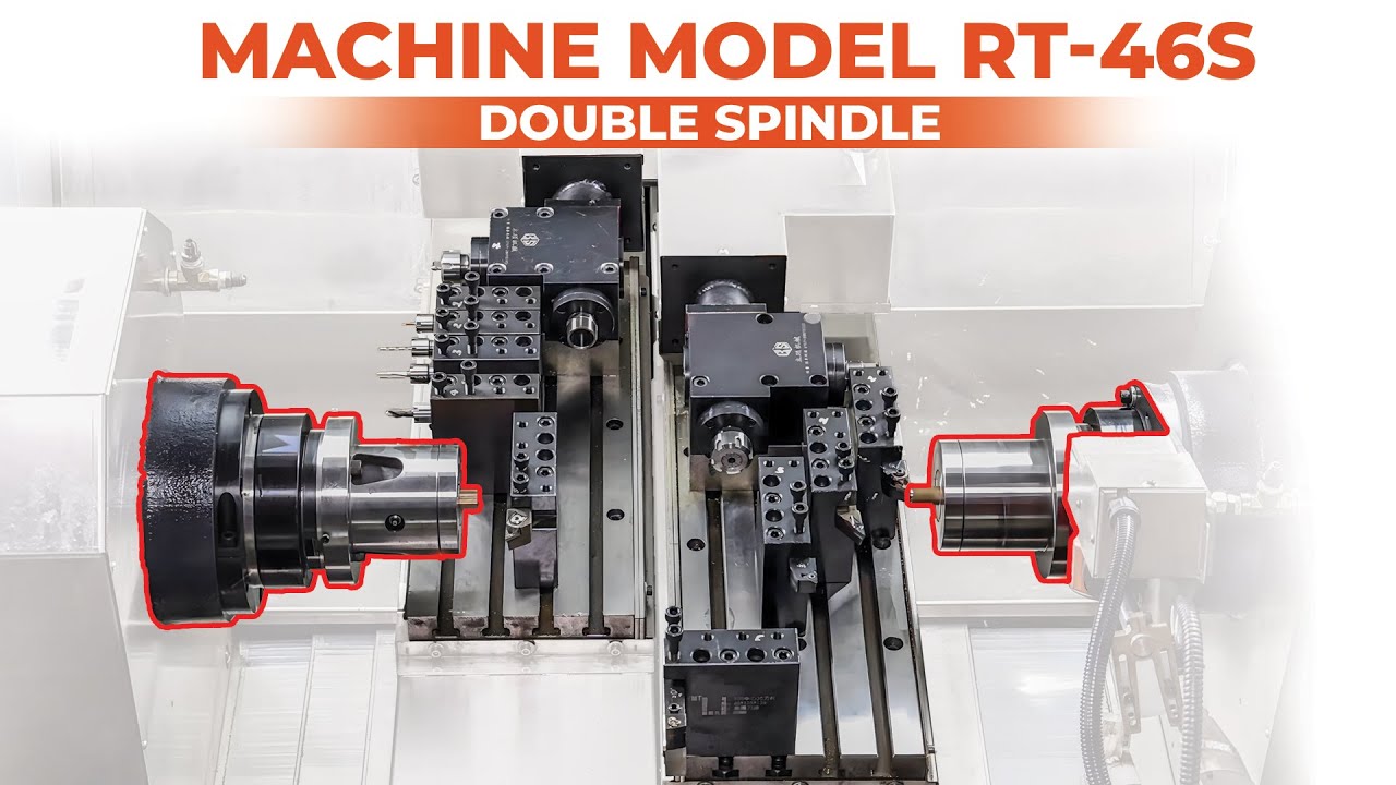 RT - 46S |  Double Spindle | REALTECH CNC MACHINES VD-437