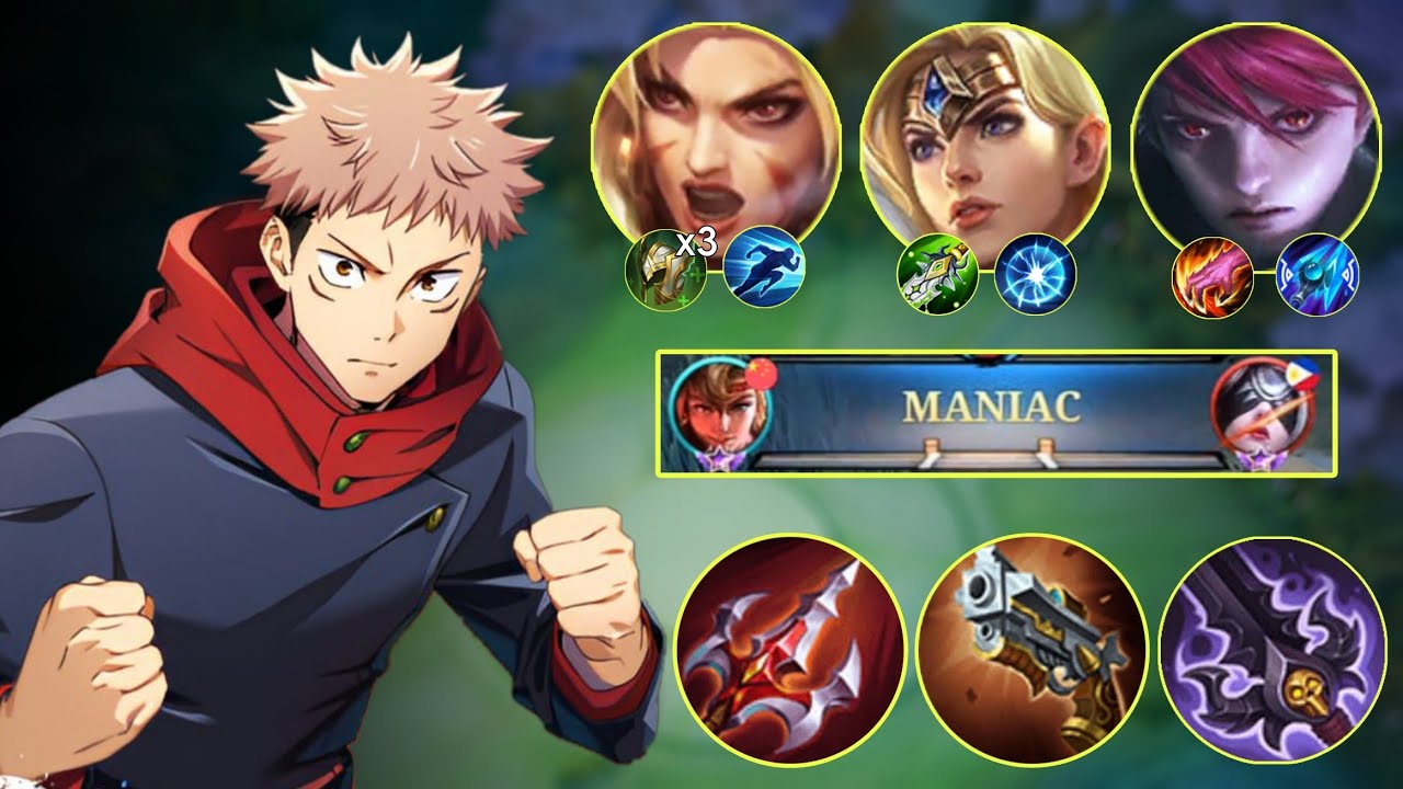 4 MINUTES MANIAC YIN BEST BUILD AND EMBLEM 2023 - MLBB