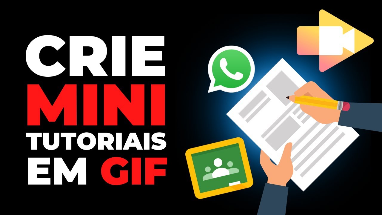COMO FAZER GIF ANIMADO COM INSTRUÇÕES PARA OS ALUNOS!