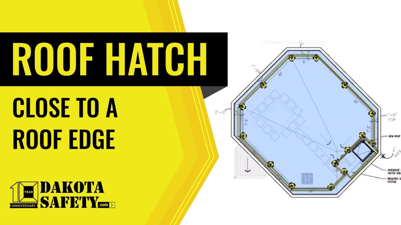 Roof Hatch Next to a Roof Leading Edge Fall Situation