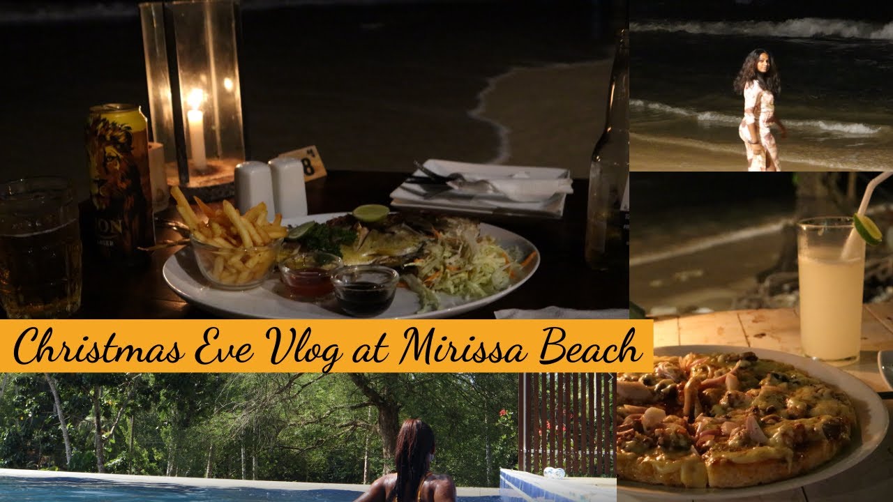 Christmas Eve Vlog at Mirissa Beach, Sri Lanka