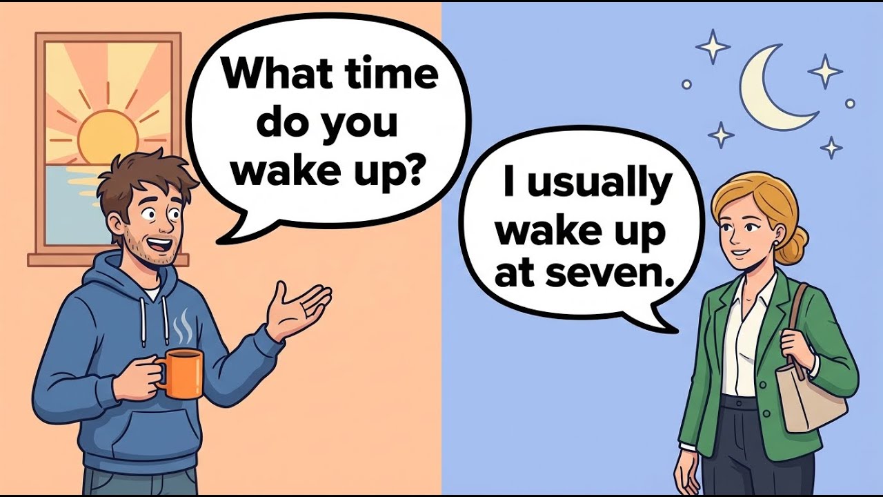 English Speaking Workout: Describe Your Full Daily Routine