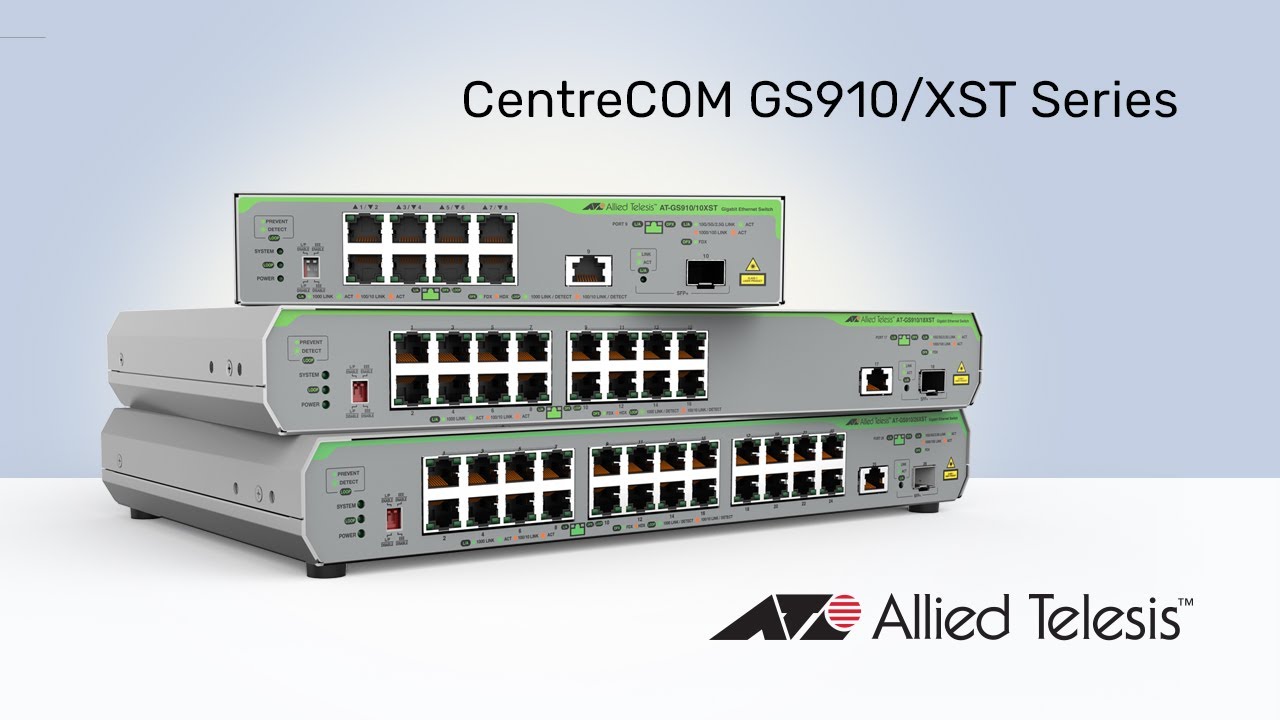 Allied Telesis CentreCOM GS910/XST Series Switches
