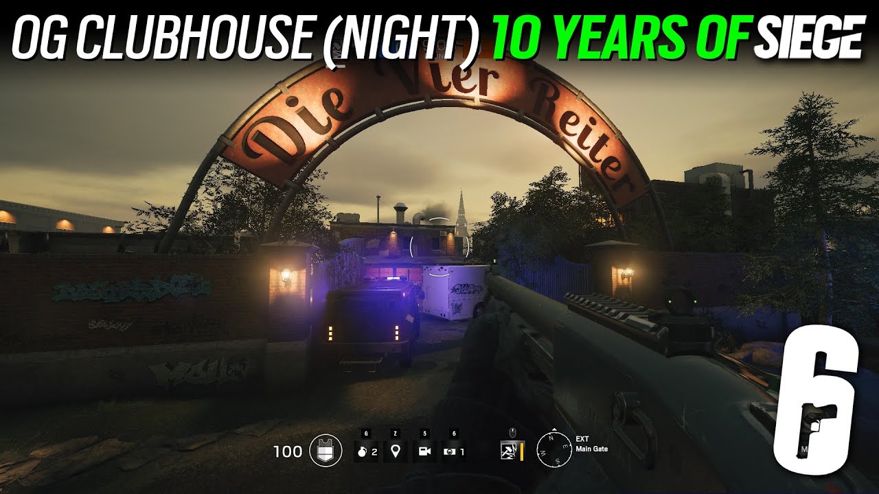 Y1S0 Original Clubhouse (Night) - 10 Years of Siege - Rainbow Six Siege