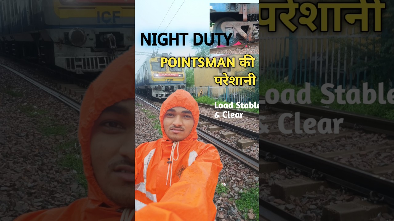 Pointsman Night Duty Vlog-#2 #railwayjob #dutyvlog