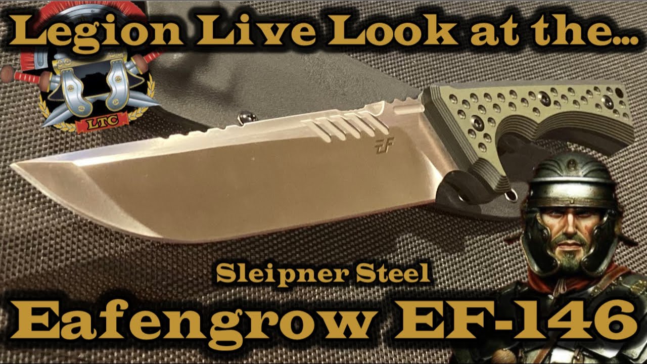 Legion Live Look at the Eafengrow EF146 in Sleipner Steel #edc #knife #bowieknife #huntingknife
