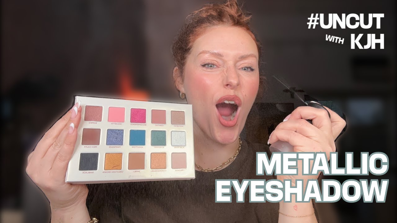 UNCUT WITH KJH: How to make the most of a metallic eyeshadow (and a full look!)
