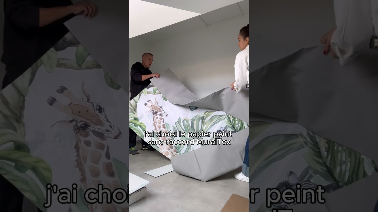 Incroyable Makeover Chambre Enfant avec Papier Peint Panoramique Jungle ! 🌿🦁