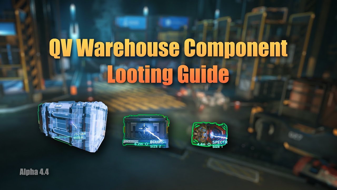 Star Citizen 4.4 - Nyx QV Station Warehouse Component Looting Guide