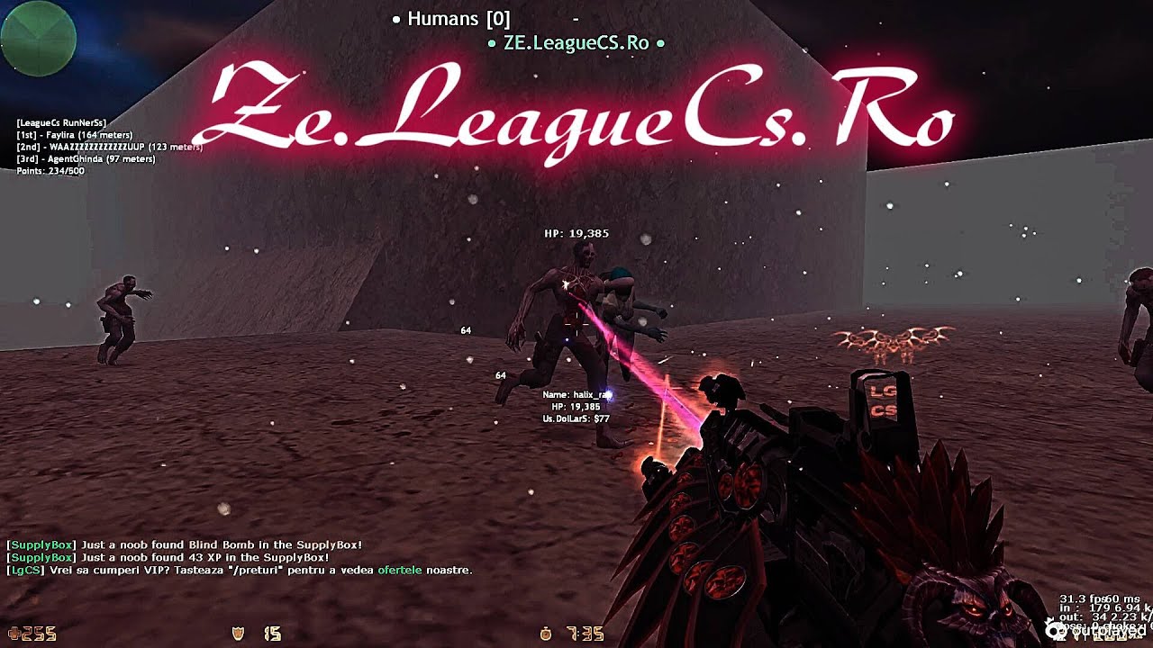 ZE.LeagueCS.Ro # Xtreme Zombie Escape (+18) map ze_FTX_escape2_ma_fix