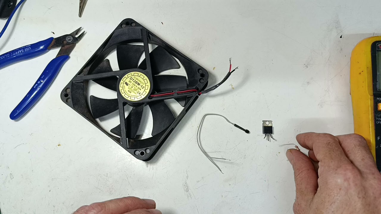 Otomatik fan açma devresi.NTC devresi.